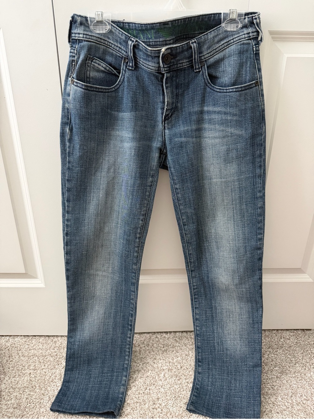 Women’s Armani Vintage Y2K Blue Stretch Denim J151B RN10372